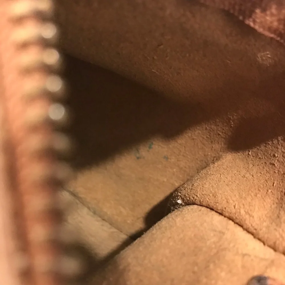 Baggu Brown Leather small  Pouch *Read* - Picture 8 of 11